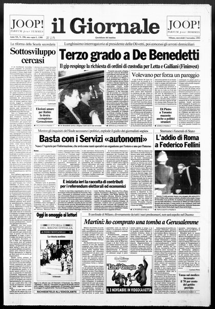 Il giornale : quotidiano del mattino